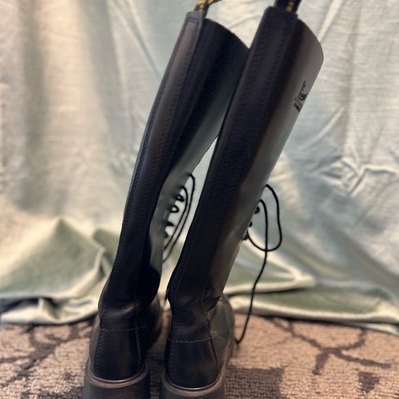 Dr. Martens Leather Combat Boots - Picture 5 of 7